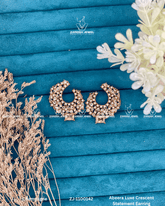 Abeera Luxe Crescent Statement Earring | ZAROSH JEWEL
